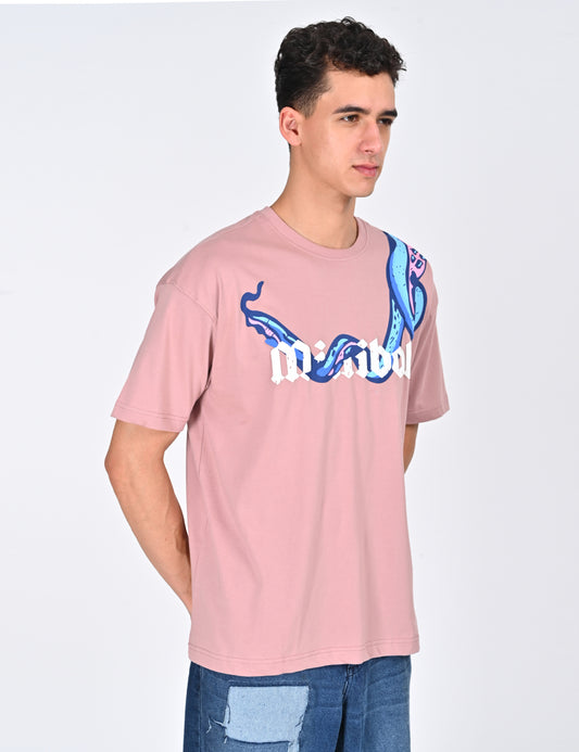 Octopus Puff printed Oversize T shirt For Men’s