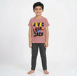 Boys Pant Set Onion Pink with Look Back