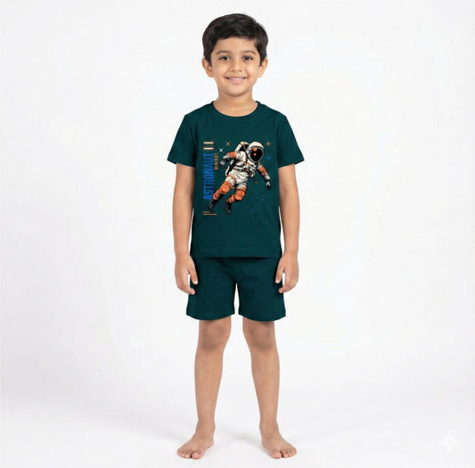 Co Ord Set Bottle Green with Space