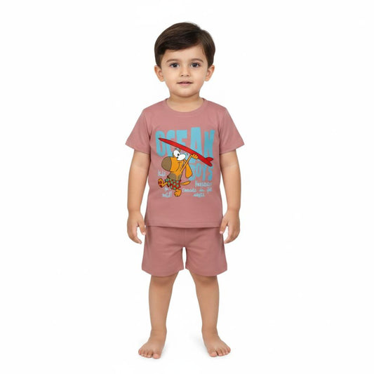 Co Ord set Onion Pink With Ocean