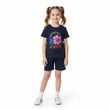 Girls Co ord set Navy with Beauty