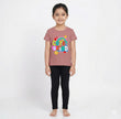Girls Pant set Onion Pink with Cute