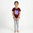 Girls Pant set Meroon with Self love