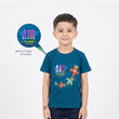 Half Sleeve T Shirt with Reflecting Sticker B.Green