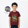 Half Sleeve T Shirt with Reflecting Sticker Meeron